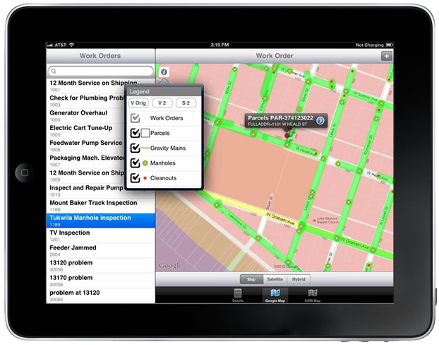 GIS on Mobile Informer for Maximo