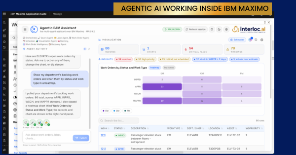 AGENTIC AI WORKING INSIDE IBM MAXIMO AGENTIC AI WORKING INSIDE IBM MAXIMO